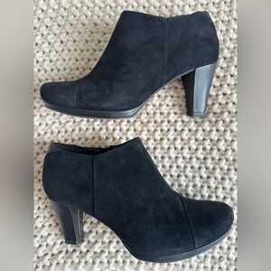 Clarks Black Ankle Booties
